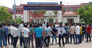 কেন্দ্রীয় ছাত্রদলের সঙ্গে একযোগে ময়মনসিংহ ছাত্রদলের কর্মসূচি পালন